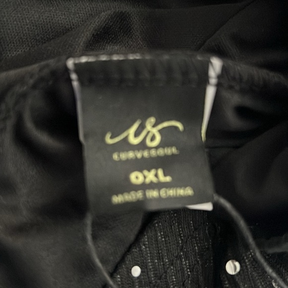 Stand out in the crowd Black sequin wrap style dress from Curve soul - Picture 3 of 4